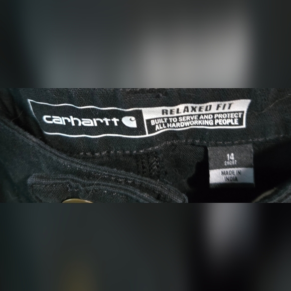 Carhartt Women's Rugged Relaxed Fit Canvas Work Pant size 14 - Picture 3 of 3